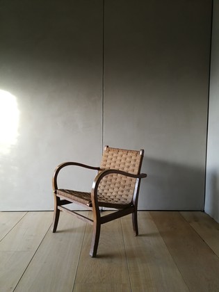Cord lounge chair by Erich Dieckmann, Bauhaus, 30s
