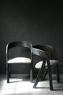 Pair of black original chairs