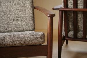 Pair of Danish armchairs