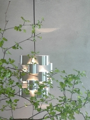 A Max Sauze aluminium pendant lamp