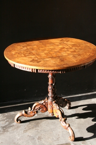 Austrian marquetery table