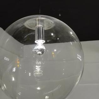 Beautiful large glass pendant lamp