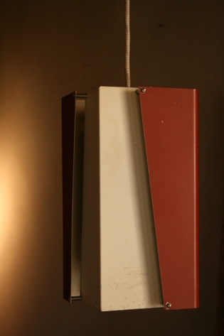 Bicolor hanging lamp
