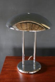 Chrome table lamp
