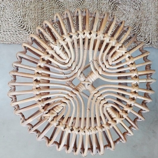 Rotan stool by Franco Albini