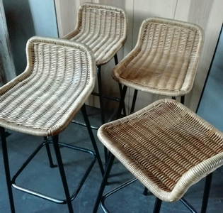 Set of 4 barseats by Dirk Van Sliedrecht