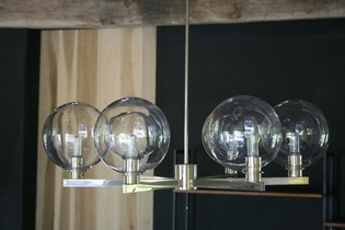 Six light chandelier