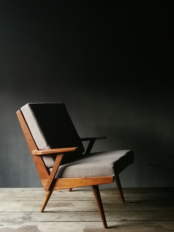 Teak lounge chair by Rob Parry for Gelderland 1950 Vintage Authentic and so